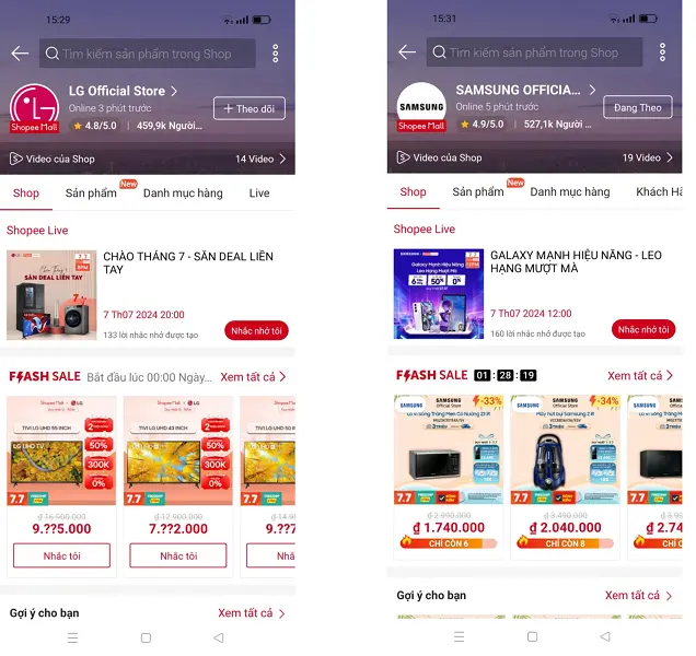 Chat với shop trên Shopee 5