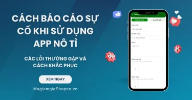 báo cáo sự cố app nô tì