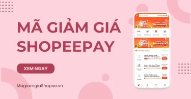 mã giảm giá shopeepay