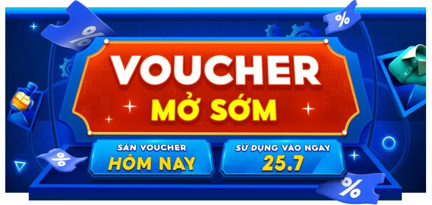 voucher mở sớm shopee 25.7 2025