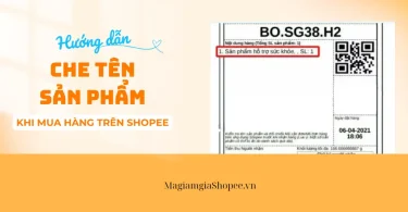cách che tên sản phẩm Shopee khi mua hàng