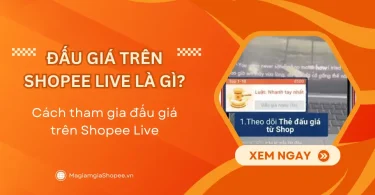 đấu giá trên shopee live