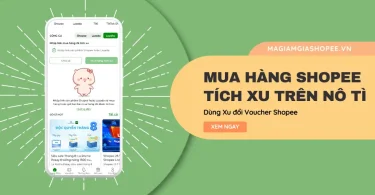 mua hàng shopee tích xu trên nô tì