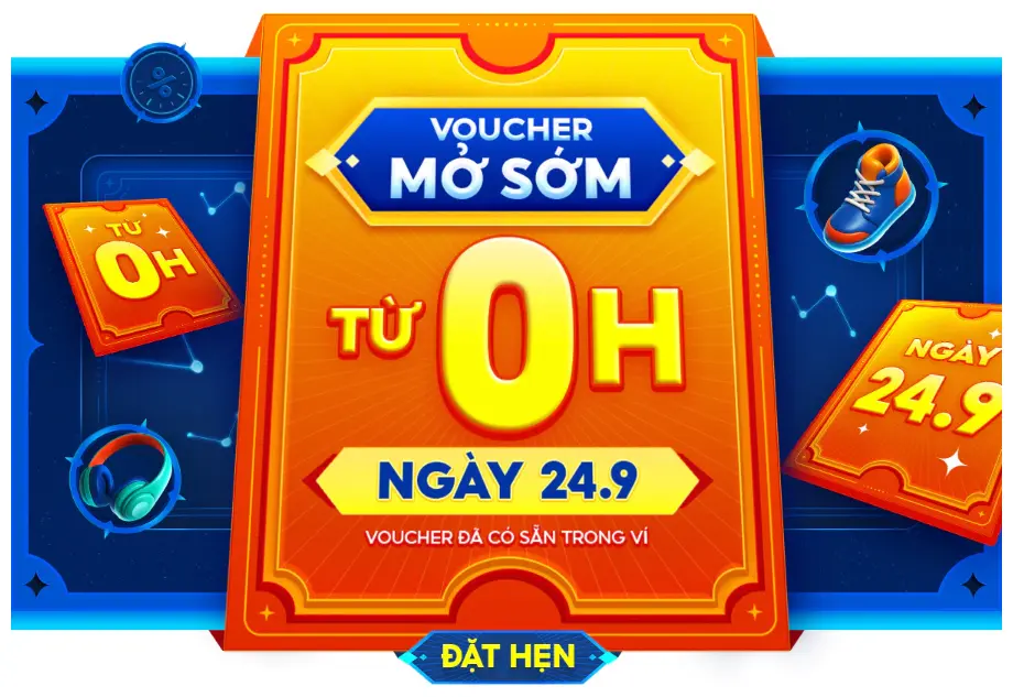 voucher mở sớm