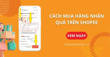 cách mua hàng nhận quà trên shopee