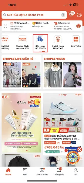 Shopee game