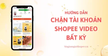 chặn tài khoản shopee video