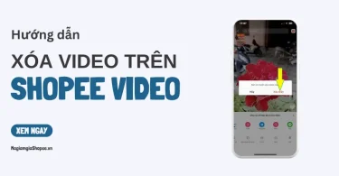 xóa video trên shopee video