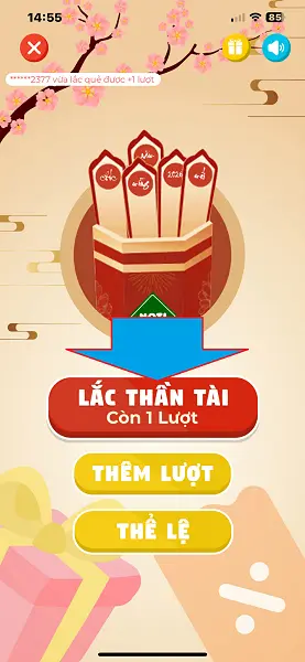 Game lắc thần tài 2