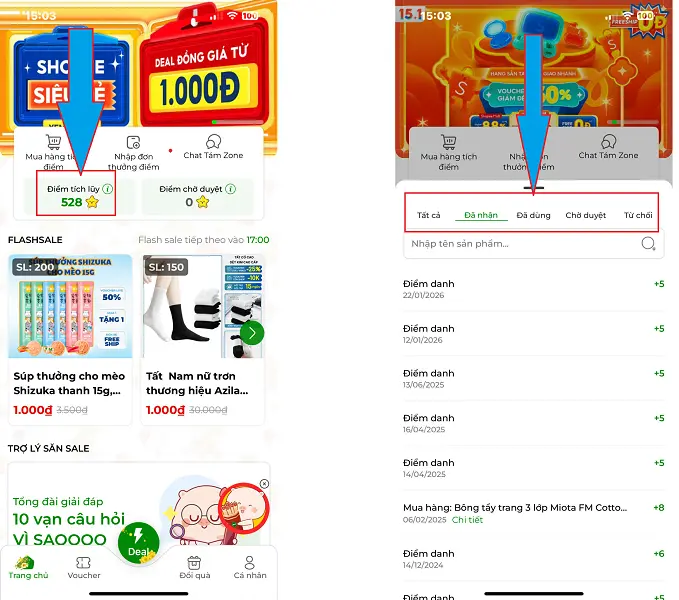 điểm danh nhận thương trên Nô tì 4